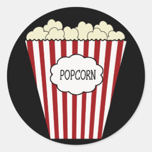KRW Movie Theatre Popcorn Sticker