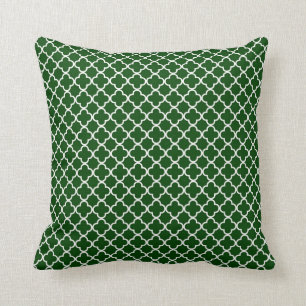 KRW Park Avenue Emerald Green Reversible Pillow