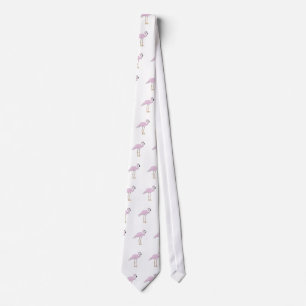 KRW Pink Flamingo Tie