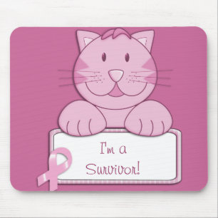 KRW Pink Ribbon survivor Mouse Mat