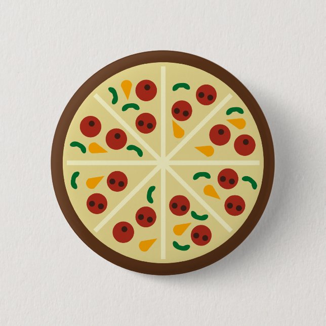 KRW Pizza Party Button (Front)