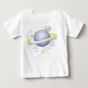 KRW Planets and Stars Baby T-Shirt