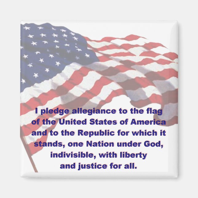KRW Pledge of Allegiance Magnet (Front)