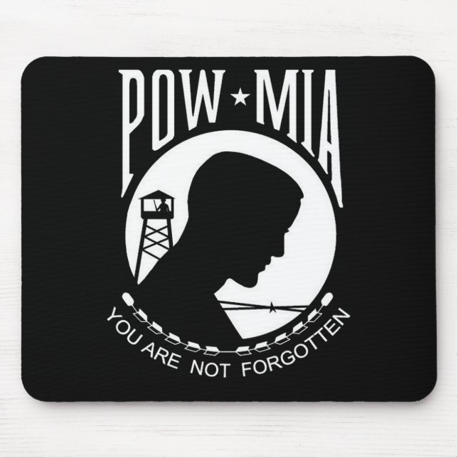 KRW POW - MIA You Are Not Forgotten Mouse Mat (Front)