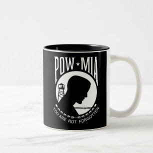 KRW POW - MIA You Are Not Forgotten Two-Tone Coffee Mug