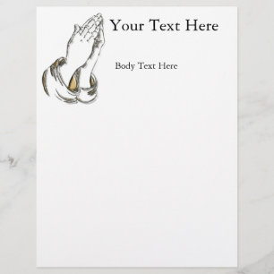 KRW Praying Hands Large Flyer Template