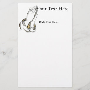 KRW Praying Hands Medium Flyer Template