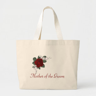 KRW Red Rose Mother of the Groom Wedding Tote