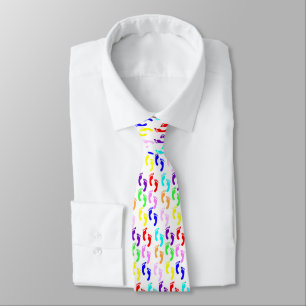 KRW Retro 70's Neon Feet Tie