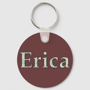 KRW Retro Print Name Keychain - Erica