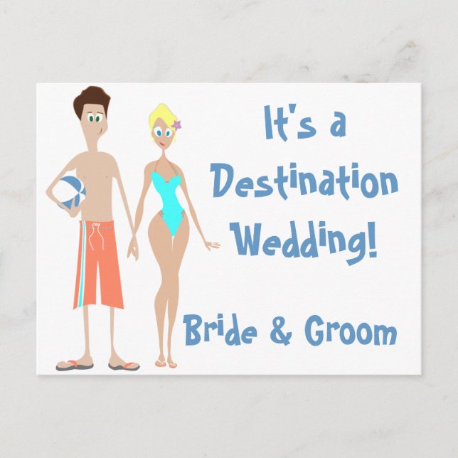 KRW Save the Date Destination Wedding Card (Front)