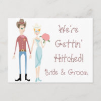 KRW Save the Date Western Wedding Card