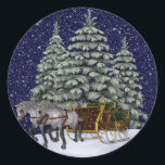KRW Sleigh Ride Holiday Stickers - Seals<br><div class="desc">KRW Sleigh Ride Holiday Stickers - Seals</div>