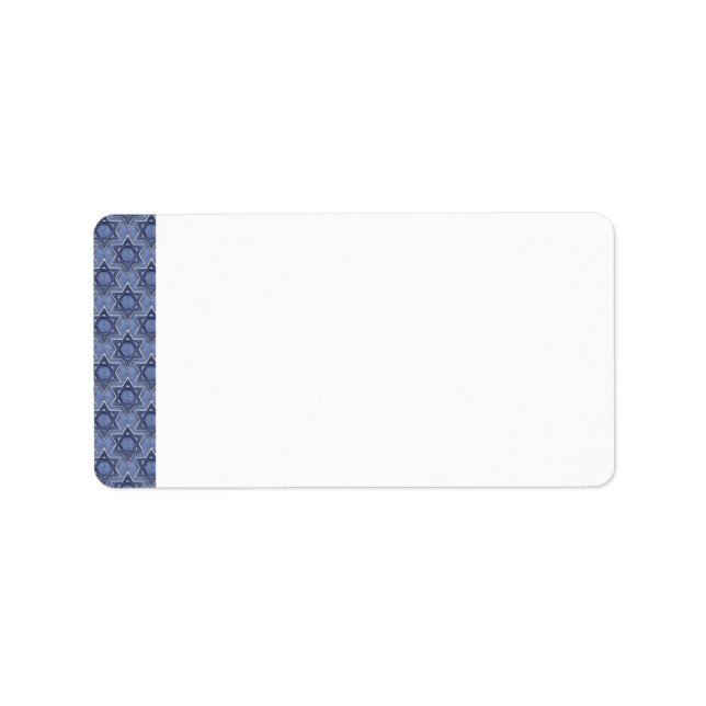 KRW Star of David Blank Address Label (Front)