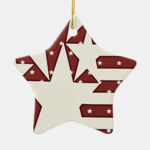 KRW Stars and Stripes Keepsake Ornament
