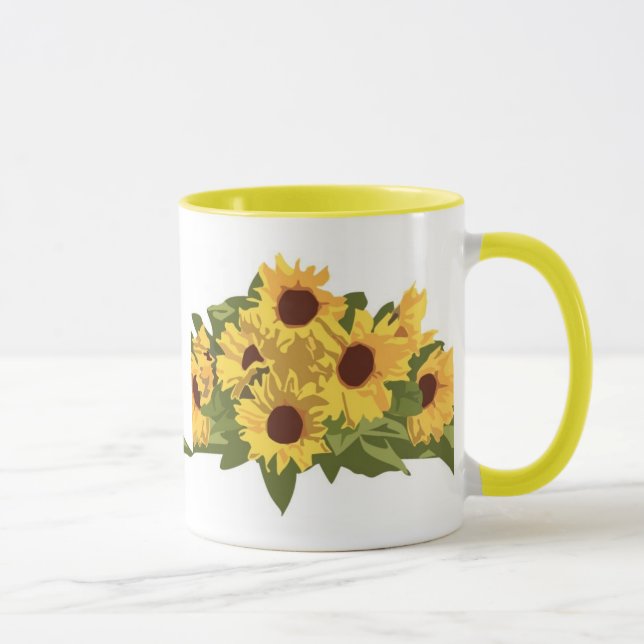 KRW Sunflowers Coffee Mug (Right)