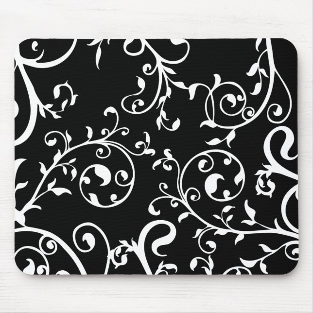 KRW Swirling Vines Mouse Mat (Front)