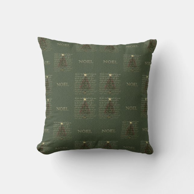 KRW The First Noel Christmas Decor Pillow (Front)