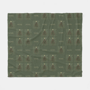 KRW The First Noel Fleece Christmas Blanket
