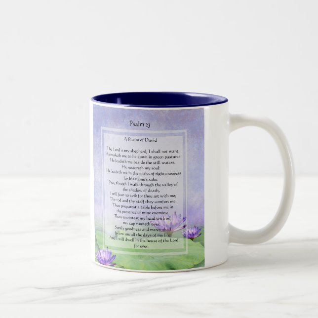 KRW The Lord is My Shepherd Psalm 23 Coffee Mug (Right)
