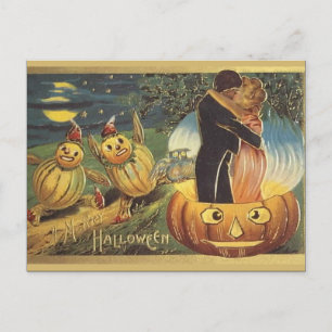 KRW Vintage Halloween Postcard