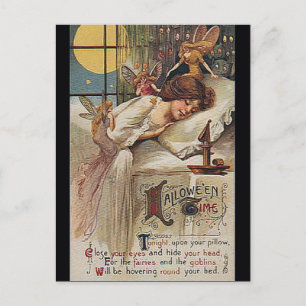 KRW Vintage Halloween Postcard