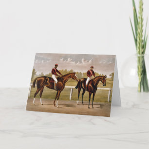 KRW Vintage Horse Racing Card - Customised
