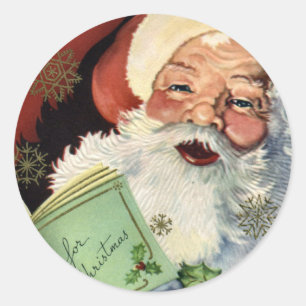 KRW Vintage Santa Claus Christmas Sticker
