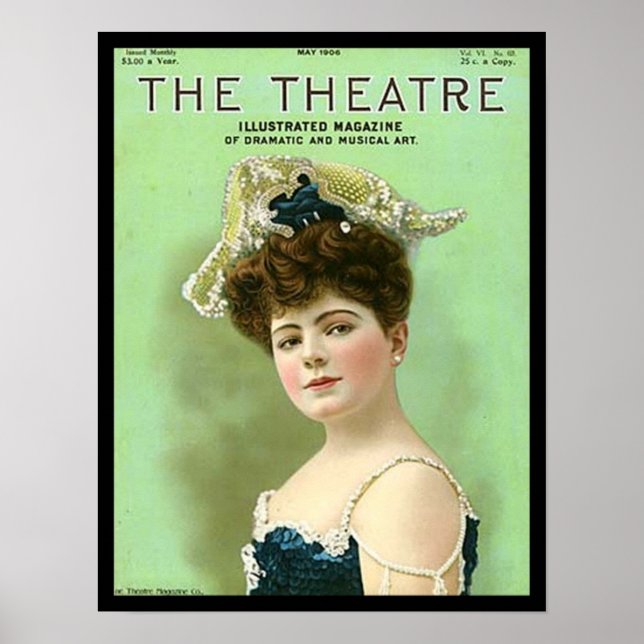 KRW Vintage Theatre 1906 Magazine Cover Print (Front)