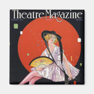 KRW Vintage Theatre Magazine 1921 Magnet