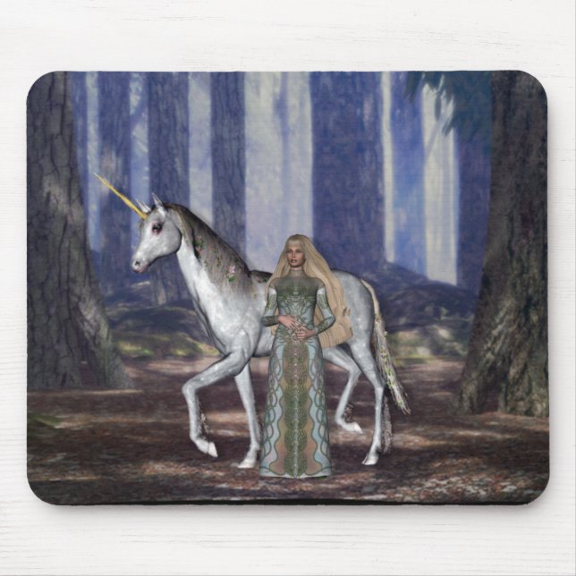KRW Virgin and the Unicorn Mouse Mat (Front)