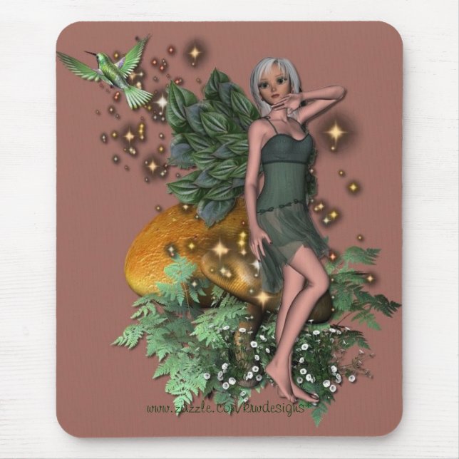 KRW Woodland Sprite - Customised Mouse Mat (Front)