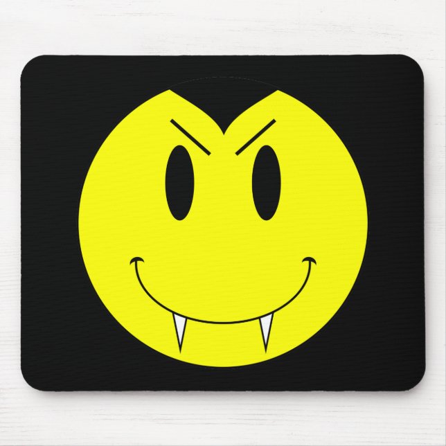 KRW Yellow Face Vampire Mouse Mat (Front)