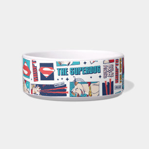 Krypto Comic Panel Pattern Bowl