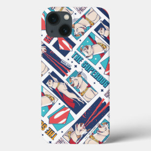 Krypto Comic Panel Pattern iPhone 13 Case
