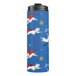 Krypto Flying Pattern Thermal Tumbler