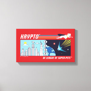 Krypto Outer-Space to Metropolis Canvas Print