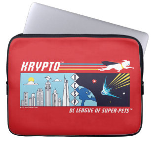 Krypto Outer-Space to Metropolis Laptop Sleeve
