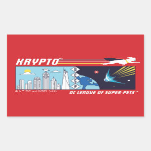 Krypto Outer-Space to Metropolis Rectangular Sticker