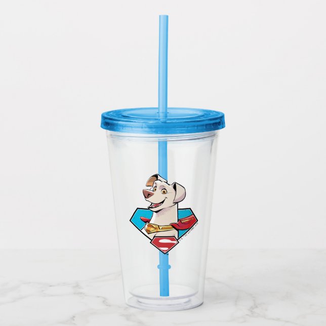 Krypto S-Shield Graphic Acrylic Tumbler (Front)