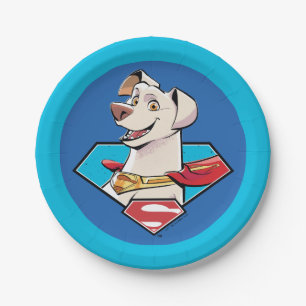 Krypto S-Shield Graphic Paper Plate