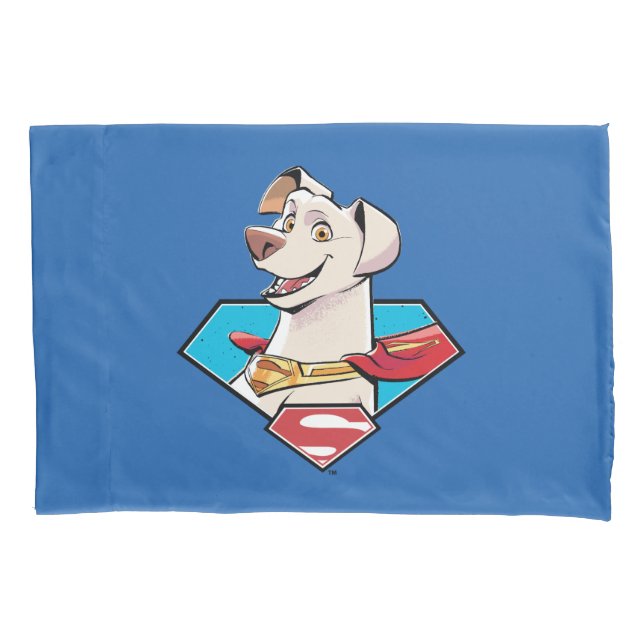Krypto S-Shield Graphic Pillowcase (Front)