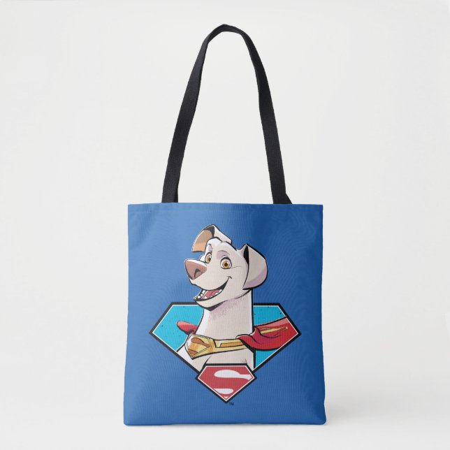 Krypto S-Shield Graphic Tote Bag (Front)