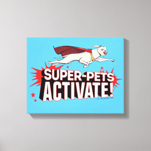 Krypto: Super-Pets Activate! Canvas Print