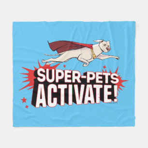 Krypto: Super-Pets Activate! Fleece Blanket