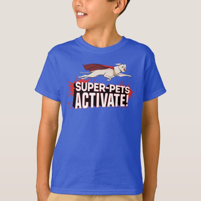 Krypto: Super-Pets Activate! T-Shirt (Front)