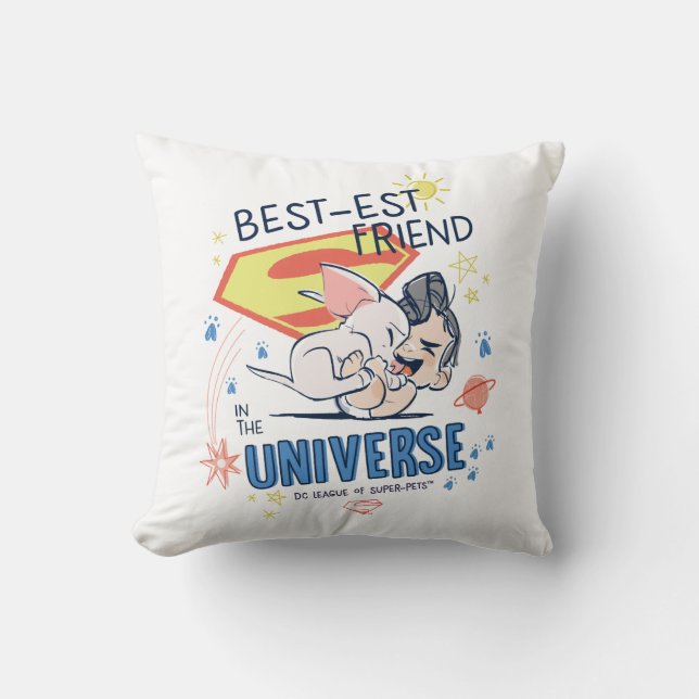 Krypto & Superman: Best-est Friend in the Universe Cushion (Front)