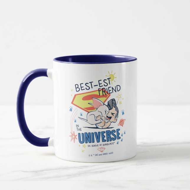 Krypto & Superman: Best-est Friend in the Universe Mug (Left)