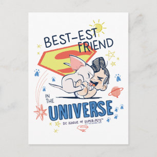 Krypto & Superman: Best-est Friend in the Universe Postcard
