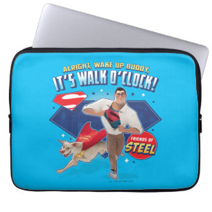 Krypto & Superman - It's Walk O'Clock! Laptop Sleeve